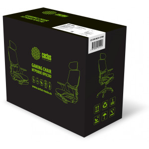 Кресло Cactus CS-CHR-MC01-BK Black сет./эко.кожа с подголов. крестов. пластик подст.для ног Кресло Cactus CS-CHR-MC01-BK Black сет./эко.кожа с подголов. крестов. пластик подст.для ног