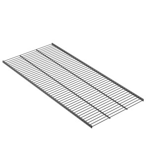 Полка сетчатая GSh 902х405 графит к гардеробной системе ПРАКТИК-HOME