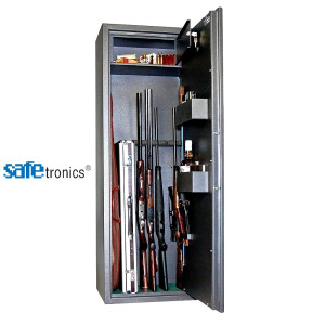 Сейф оружейный Safetronics MAXI 5P ME/8. Габариты, ВxШxГ, мм: 1500х500х350 Вес, кг: 86. На 8 Ружей Сейф оружейный Safetronics MAXI 5P ME/8. Габариты, ВxШxГ, мм: 1500х500х350 Вес, кг: 86. На 8 Ружей
